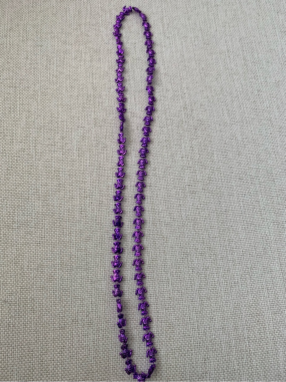 Purple Women's Beaded Necklace 30”